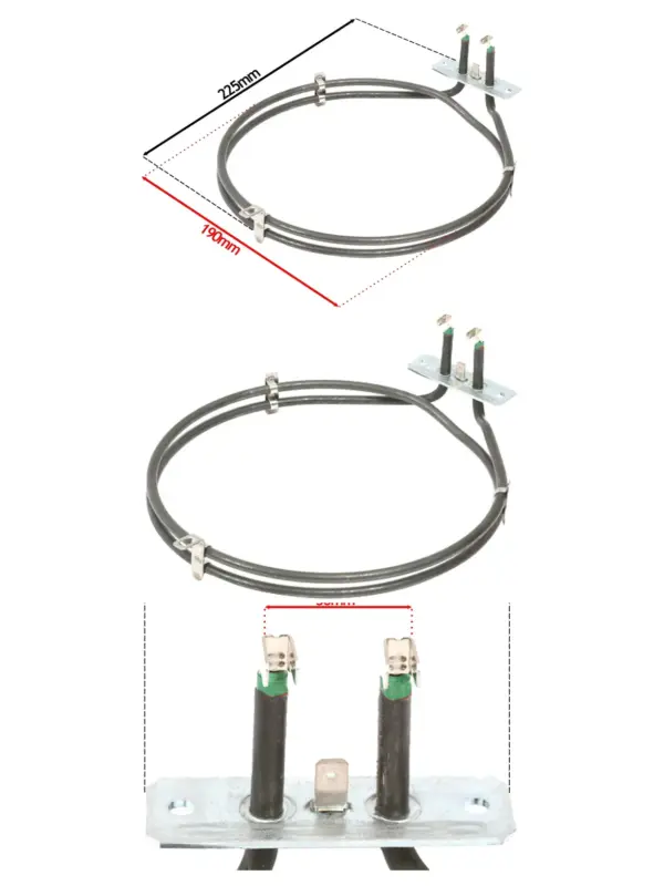 Baumatic Fan Oven Heating Element 2400W Replacement for BC392 Models