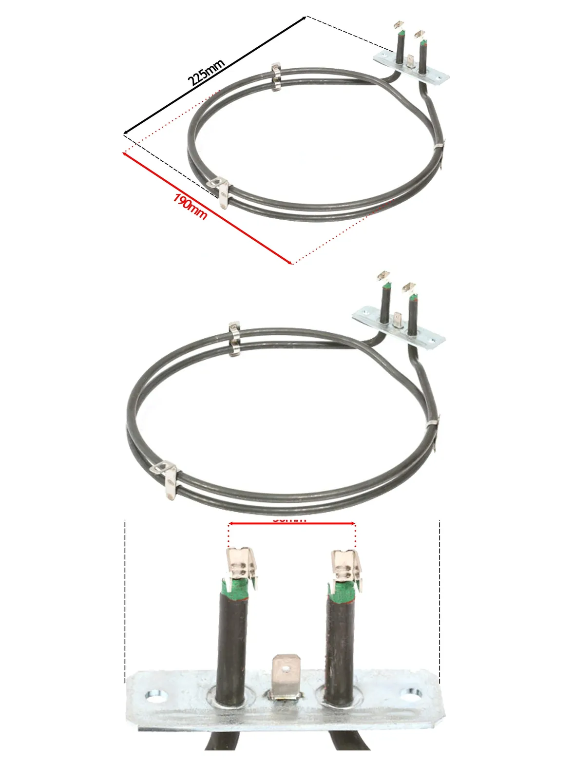 Baumatic Fan Oven Heating Element 2400W Replacement for BC392 Models