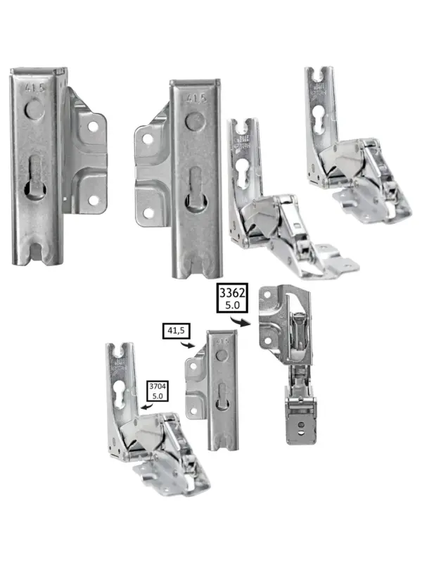 Baumatic Fridge Door Hinge Set – Left & Right Integrated Pair