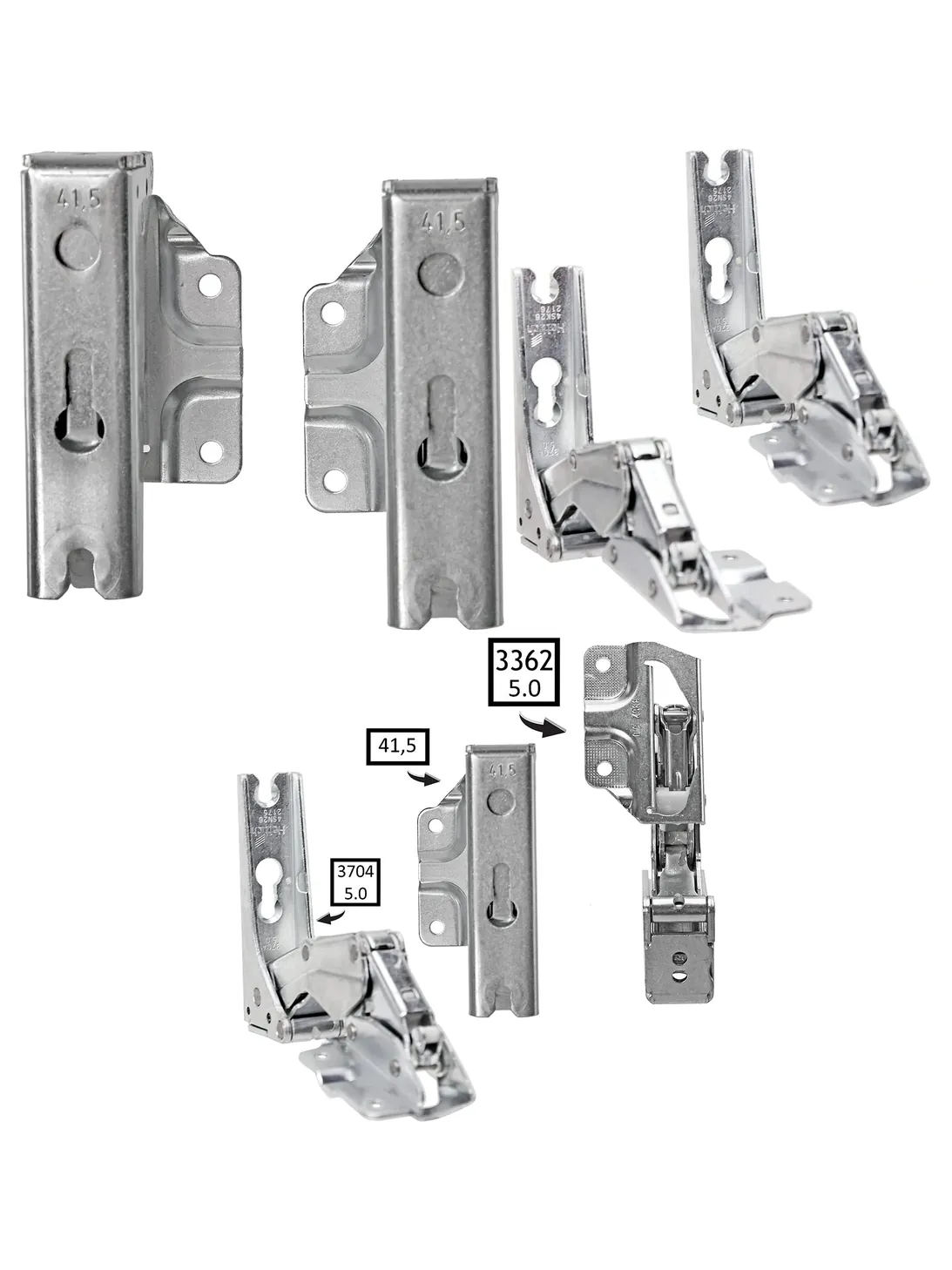 Baumatic Fridge Door Hinge Set – Left & Right Integrated Pair