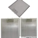 Baumatic Metal Mesh Hood Grease Filters – 2 Pack, 260×230 mm