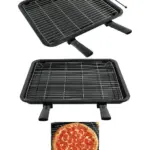 BAUMATIC Oven Enamel Grill Tray with Rack – Extra Large 370×440 mm