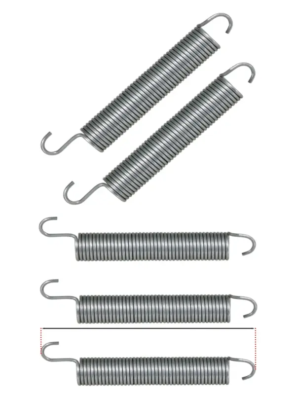 Beko Dishwasher Door Hinge Spring Set 120mm, 2 pcs DIN DSN1783160300