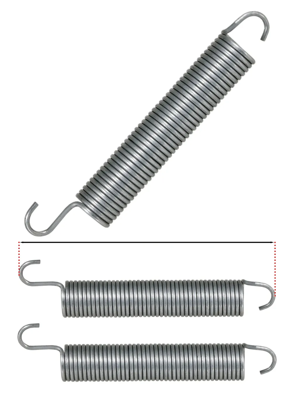 Beko Dishwasher Door Spring & Hinge Tension Support 120mm Replacement