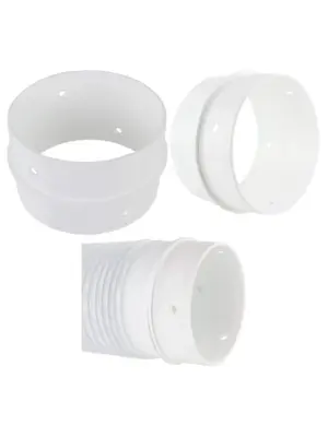 Beko Dryer Dual Vent Hose Kit – Exhaust Connection Ring Set