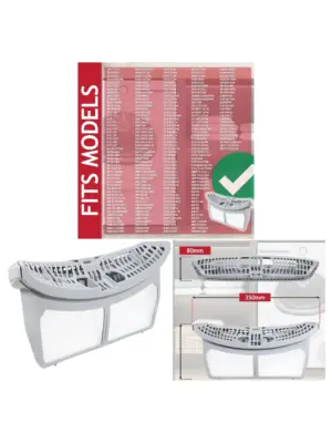 Beko Dryer Lint Filter Mesh Screen – Replacement Part 2975680300