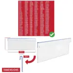 Beko Freezer Drawer Lower Handle Cover 405×210 mm Replacement