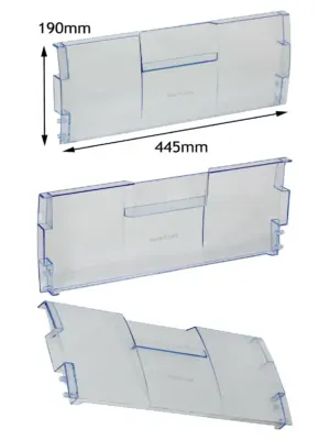 Beko Freezer Top Flap Handle for Fast Freeze 445x30x190mm Part number 4308801800