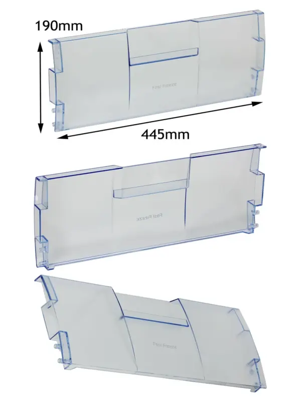 Beko Freezer Top Flap Handle for Fast Freeze 445x30x190mm Part number 4308801800