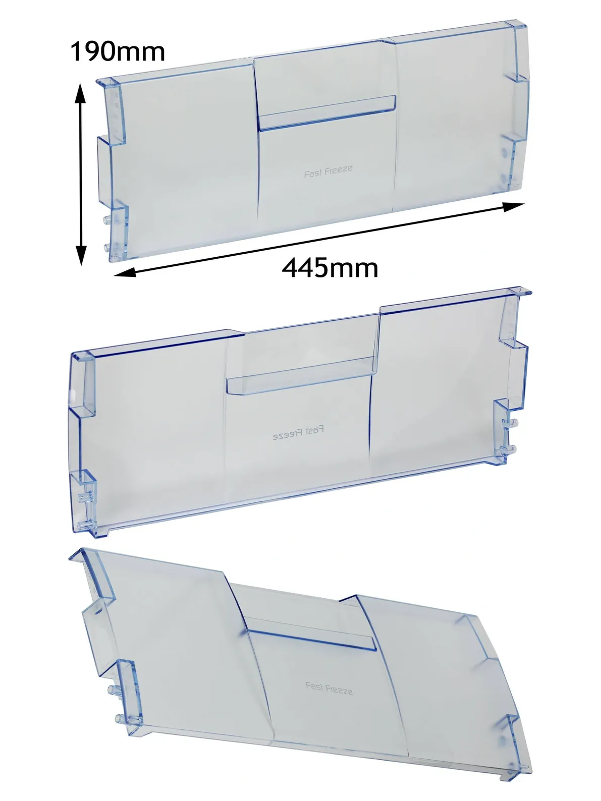Beko Freezer Top Flap Handle for Fast Freeze 445x30x190mm Part number 4308801800