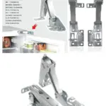 Beko Fridge Freezer Door Hinge Kit - 2 Pack for BL20/BL21 Series