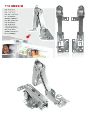 Beko Fridge Freezer Door Hinge Kit - 2 Pack for BL20/BL21 Series