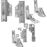 Beko Fridge Freezer Door Hinge Pair - Integrated Left & Right 3363/3362