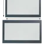 Beko Inner Oven Door Glass Panel Replacement 520x398mm