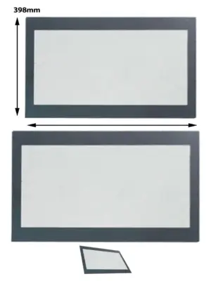 Beko Inner Oven Door Glass Panel Replacement 520x398mm