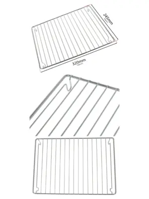 Beko Oven Grill Pan Tray Insert 320x245mm Rack