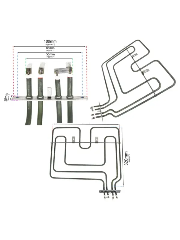 Beko Oven Grill Replacement Heating Element 2200W 230V