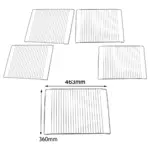 Beko Oven Wire Rack – Double Shelf, 463×360 mm Grill Tray