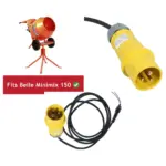 Belle Minimix 150 Cement Mixer Replacement Power Cord M12 110V