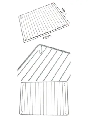 Belling 350MK2GR Oven Rack Grill Pan Insert – 320 mm × 245 mm