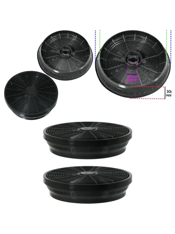 Belling Carbon Charcoal Filter Set for CHIM60/CHIM70