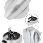 Belling Chrome/Silver Hotplate Knob Switch Hob Part 444445