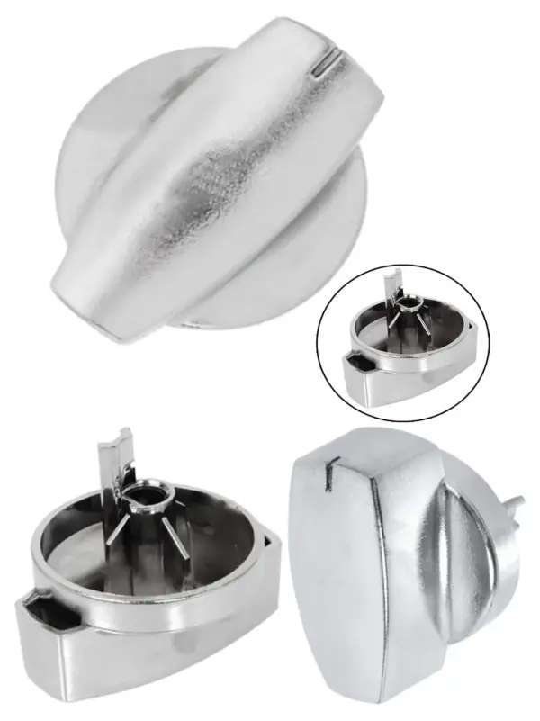 Belling Chrome/Silver Hotplate Knob Switch Hob Part 444445