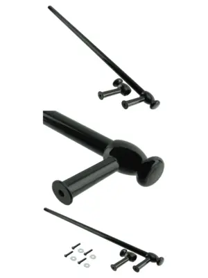 Belling Cooker Door Handle & Towel Rail - Custom Black
