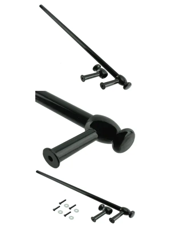 Belling Cooker Door Handle & Towel Rail - Custom Black
