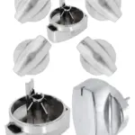 Belling Countryrange Hotplate Control Knob – Chrome Silver, Pack of 5