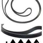Belling Crosslee White Knight J4 Dryer Drive Belt 1547mm Poly Vee