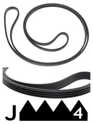 Belling Crosslee White Knight J4 Dryer Drive Belt 1547mm Poly Vee