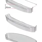 Belling Fridge Bottle Shelf & Bar Tray – Adjustable Organizer