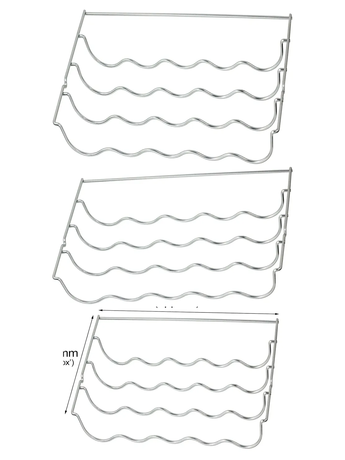 Belling Fridge Wine Rack Shelf – 457x290x70mm Insert