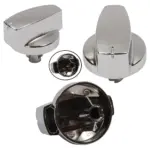 Belling Oven Control Knob Replacement Silver Chrome Model 1000DF
