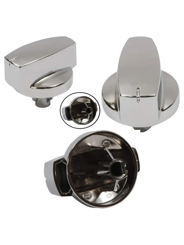 Belling Oven Control Knob Replacement Silver Chrome Model 1000DF