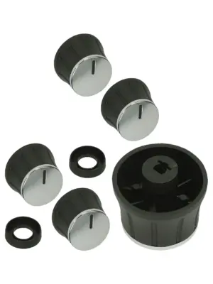 Belling Oven Control Knob Set – 2 Replacement Knobs for Model 44444