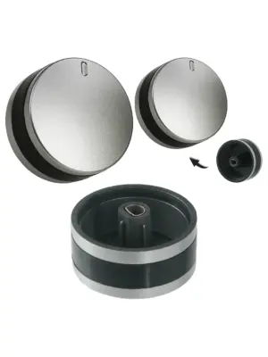 Belling Oven Knob Replacement for LAM3200/3204/3401 – Silver/Black