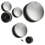Belling Oven Knob Set for LAM3200/3204/3401 Silver & Black 3 pcs