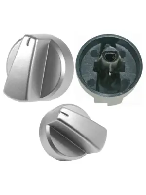 Belling Silver Gas Hob Control Knob for E662/E663/E664/E664W 444447142
