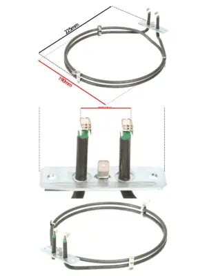 Bertazzoni 2400W Fan Oven Heating Element for AD905MFE/PRO905