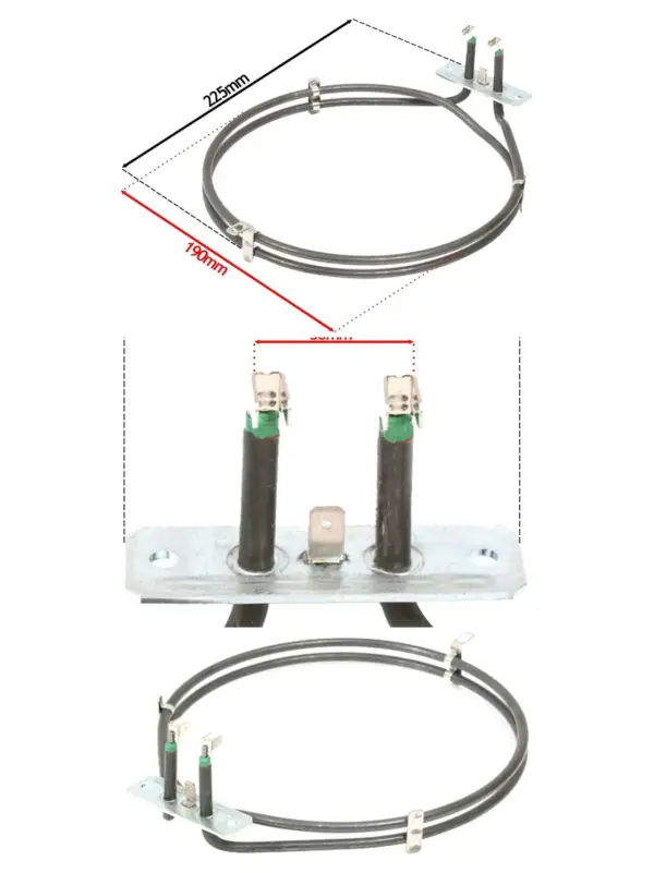 Bertazzoni 2400W Fan Oven Heating Element for AD905MFE/PRO905