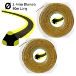 Bi-Comp Dual Core 2.4mm 80m Spool Line for Ryobi String Trimmer