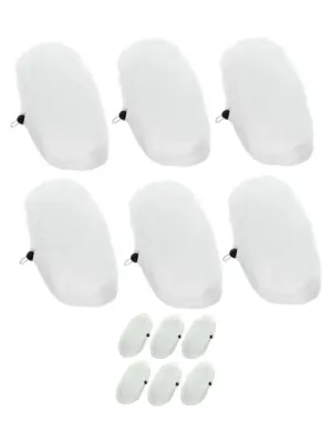 Bissell Steam Mop Cleaning Pads – 6 Pack for 1005E, 90T1E, 90Y5