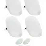 Bissell Steam Mop Hard Floor Pads – 4 Pack Replacement Cloths
