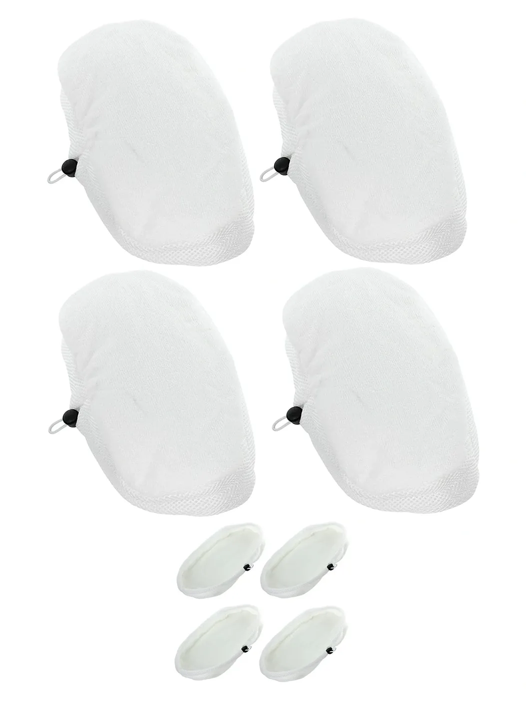 Bissell Steam Mop Hard Floor Pads – 4 Pack Replacement Cloths