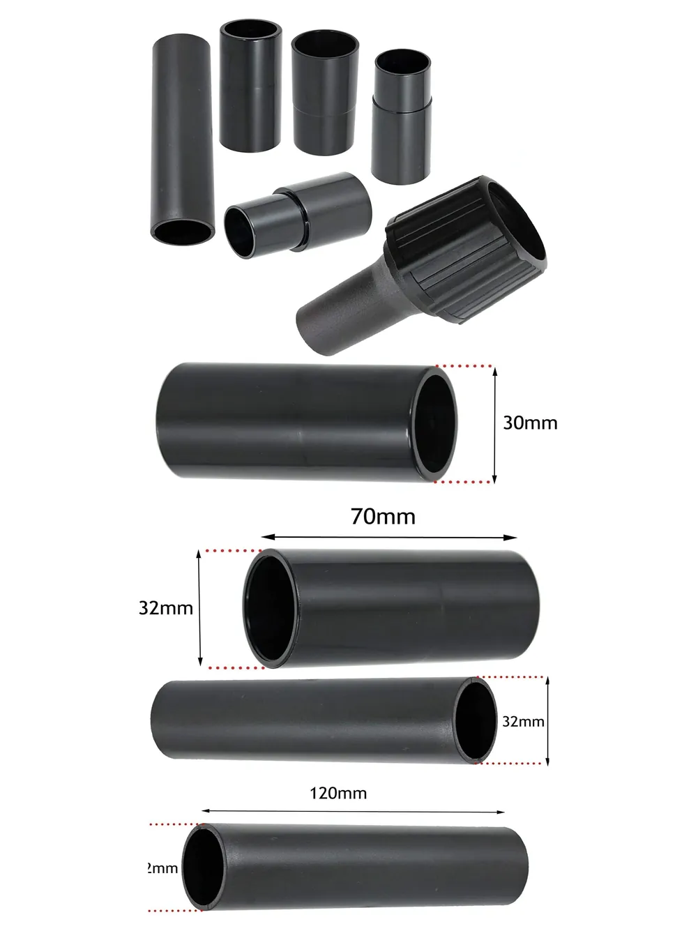 Bissell Vacuum Dust Extraction Adapter Set for Sander & Planer 26-38mm