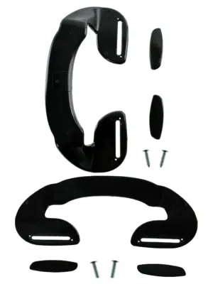 Black 190mm Adjustable Ergonomic Door Handle for Electrolux Fridge