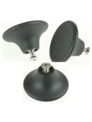 Black 4.5 cm Replacement Lid Knob for Le Creuset Casserole and Saucepan