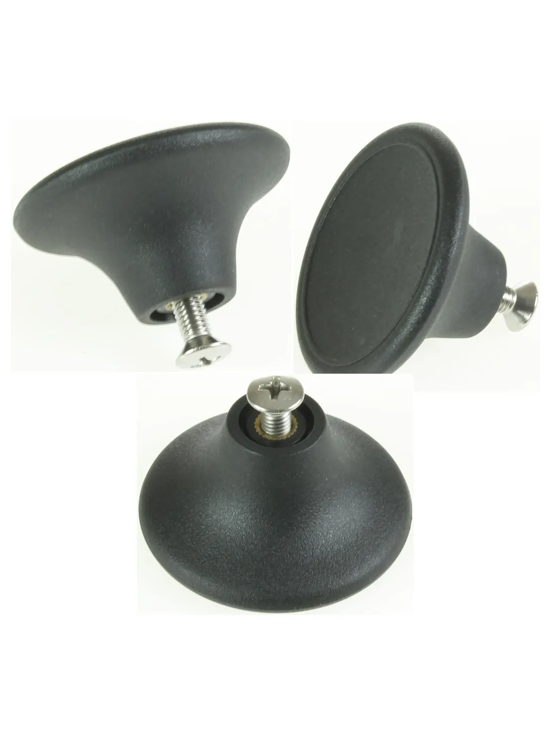 Black 4.5 cm Replacement Lid Knob for Le Creuset Casserole and Saucepan
